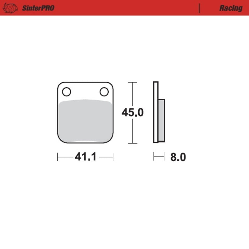 Moto-Master bremseklosser Suzuki: DR 125-200, Husqvarna: CR/WR 125-250-360,
