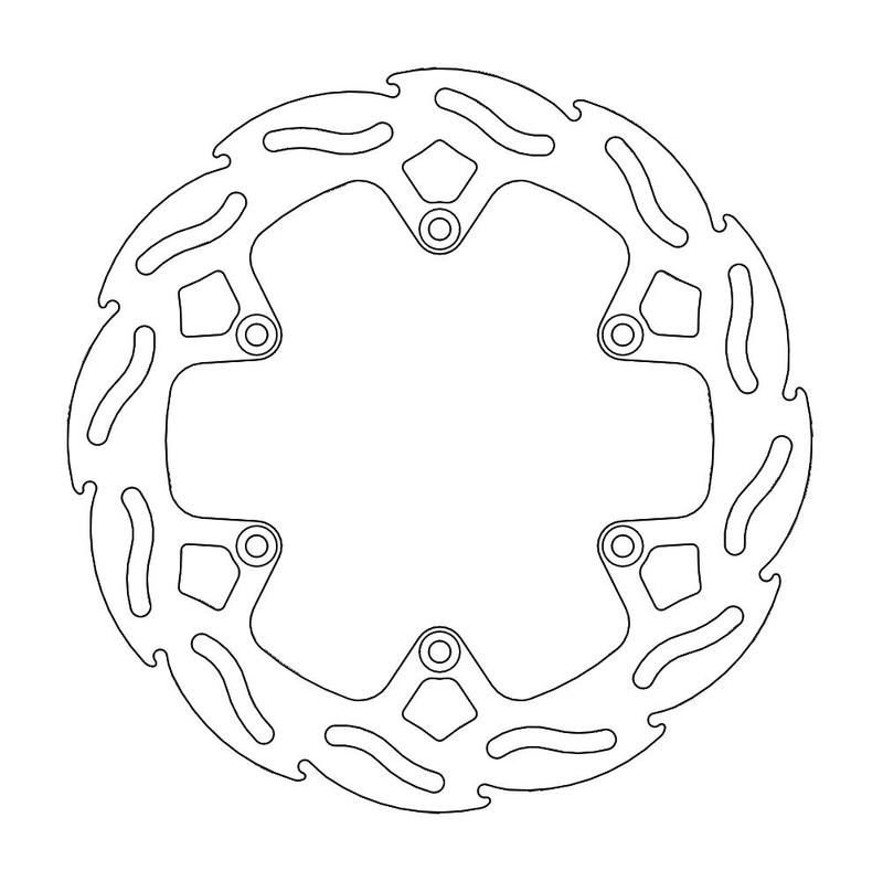 Moto-Master Flame Brakedisc bak KTM, Husaberg