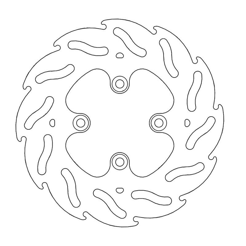 Moto-Master Flame Brakedisc bak KTM 65