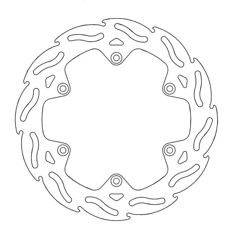 Moto-Master Flame Brakedisc bak Suzuki DR-Z 250-400, RM 125-250