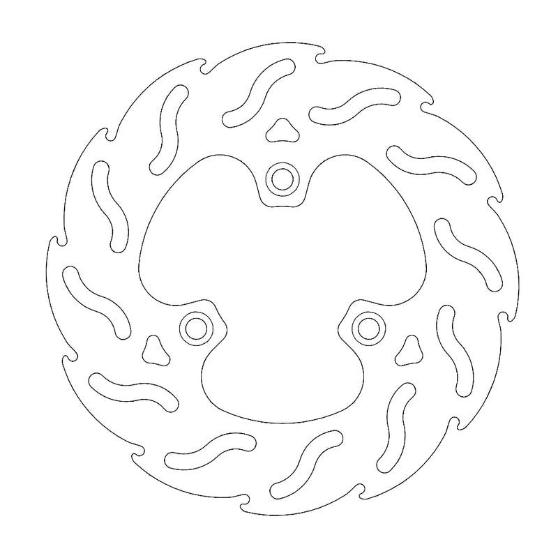 Moto-Master Flame Bremseplate Scooter Benelli, Malaguti