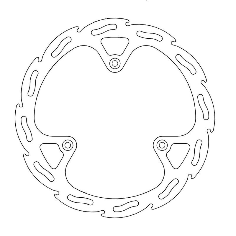 Moto-Master Flame Bremseplate foran Yamaha: YZ 80-85