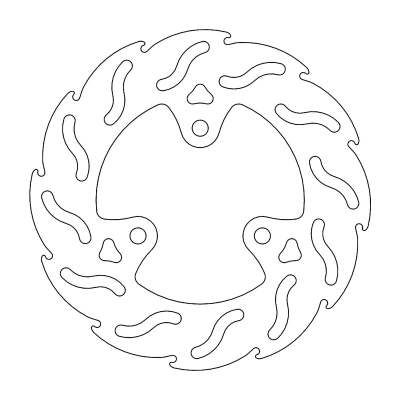 Moto-Master Flame Bremseplate Scooter Aprilia, Beta