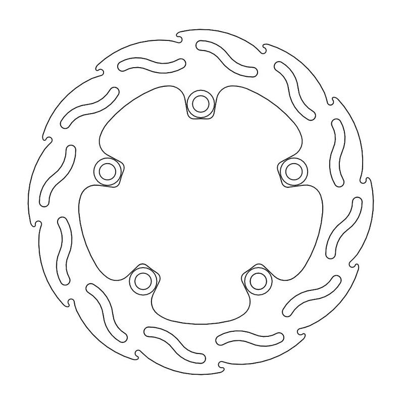 Moto-Master Flame Brakedisc bak Yamaha: YZF R1-R6