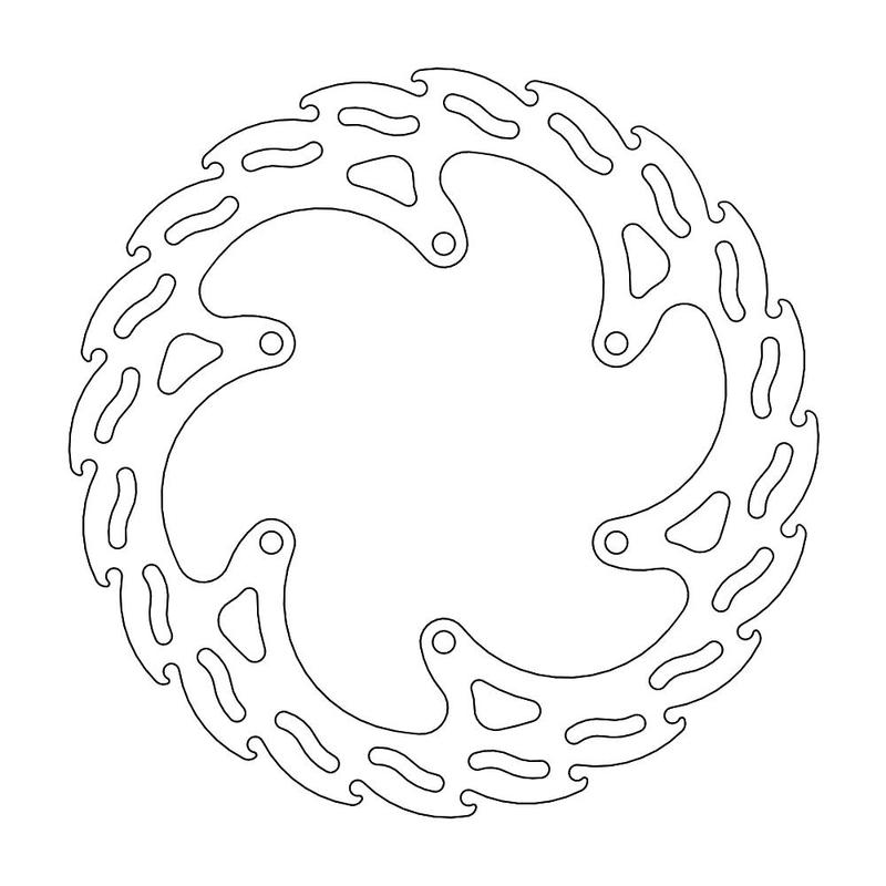 Moto-Master Flame Bremseplate foran Yamaha XT600, XTZ 660, Tenere