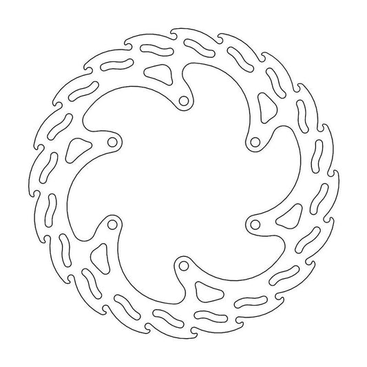 Moto-Master Flame Bremseplate foran Yamaha XT600, XTZ 660, Tenere