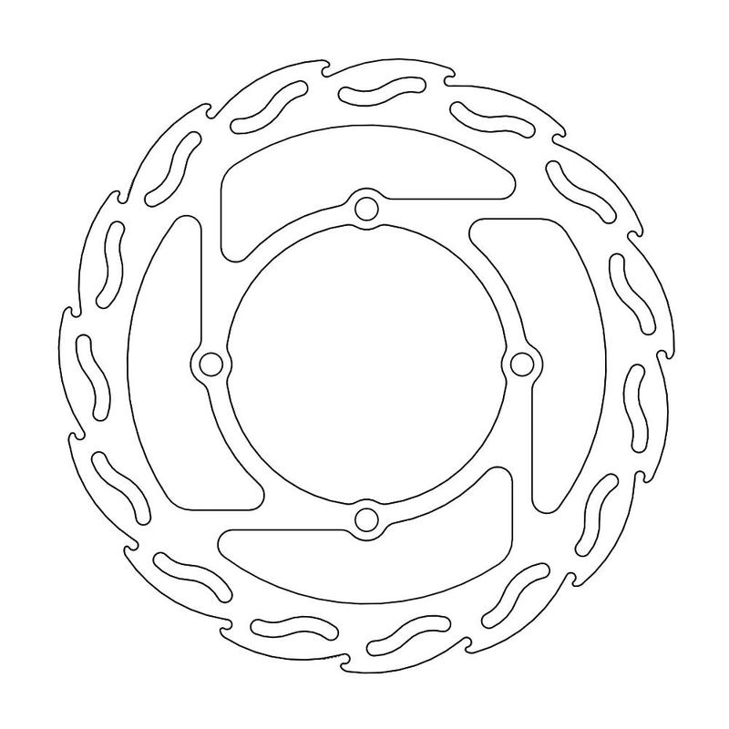 Moto-Master Flame Bremseplate foran Kawasaki KX-F 450