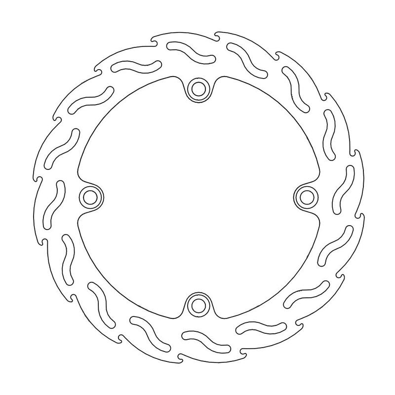 Moto-Master Flame bremseskive bak Honda: XRV 750, Varadero 1000