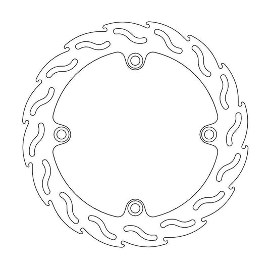 Moto-Master Flame bremseskive bak Honda: XRV 750, Varadero 1000