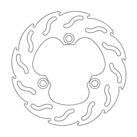 Moto-Master Flame bremseskive bak Suzuki: LT-R450