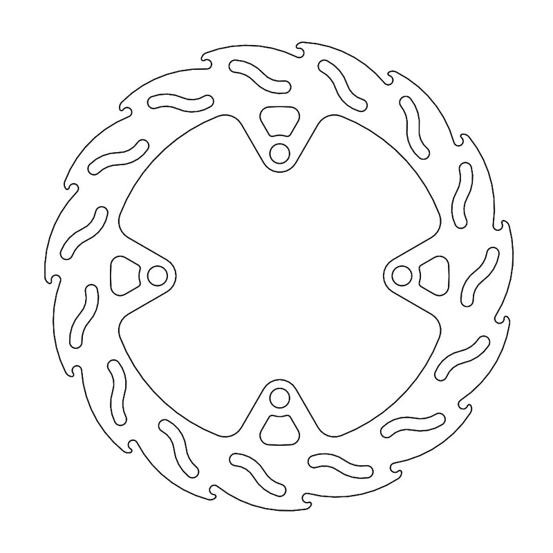 Moto-Master Flame bremseskive bak Kawasaki: ZX-14R