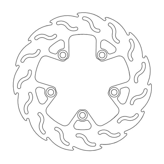 Moto-Master Flame bremseskive bak Kawasaki: ZRX 1100-1200