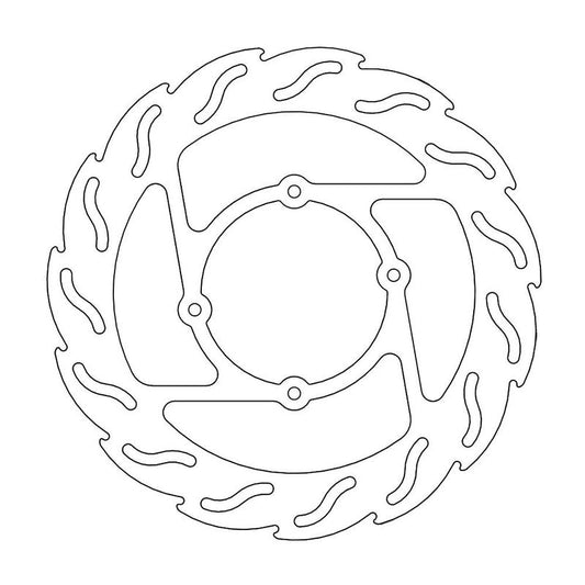 Moto-Master Flame Oversize Bremse foran Honda CR80/85, CRF150