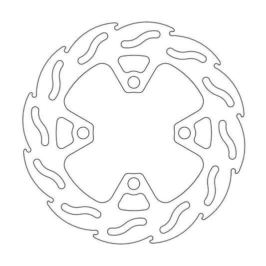 Moto-Master Flame bremseskive bak Kawasaki: KFX 450