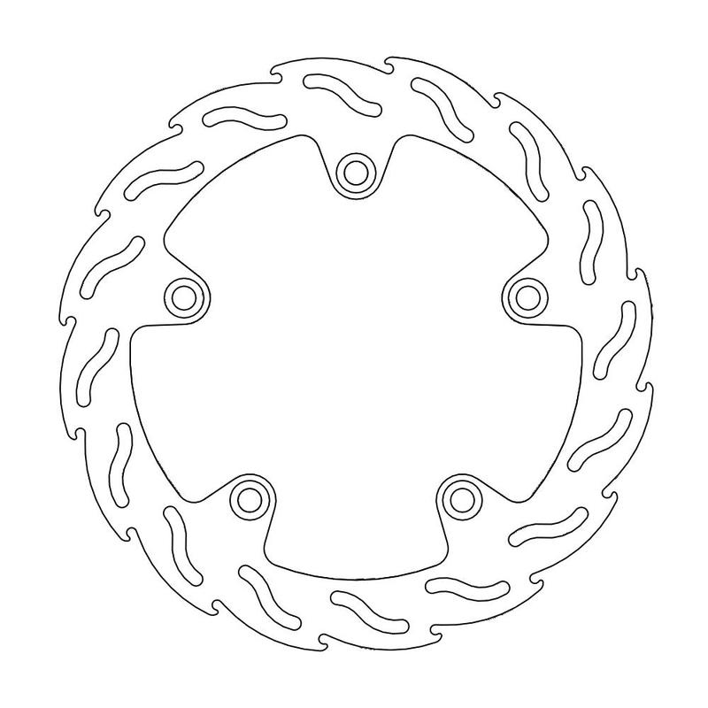 Moto-Master Flame bremseskive bak BMW: F800S/ST, R900RT, K1200R/S, R1200R/GS/RT/S