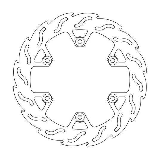 Moto-Master Flame bremseskive bak Yamaha: Tmax