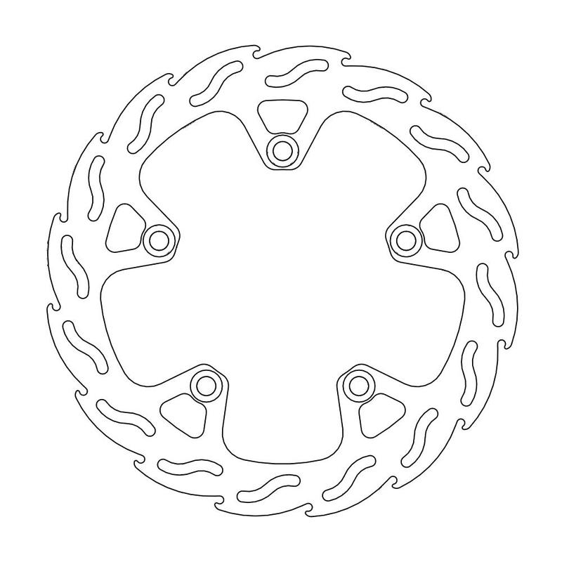 Moto-Master Flame bremseskive foran Suzuki: AN 250 / 400 / 650 Burgman venstre