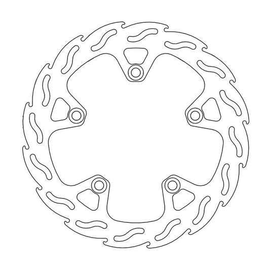 Moto-Master Flame bremseskive foran Suzuki: AN 250 / 400 / 650 Burgman venstre