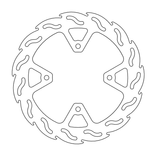 Moto-Master Flame bremseskive bak Yamaha: YP125 / 250 X-Max