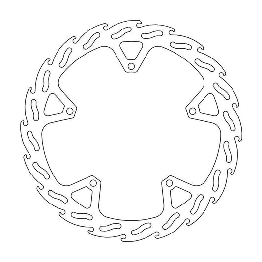 Moto-Master Flame Bremseplate foran Yamaha: YZF-R125