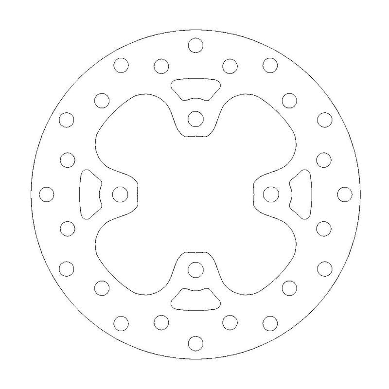 Moto-Master Bremseplate foran KTM XC450 / XC505 quad