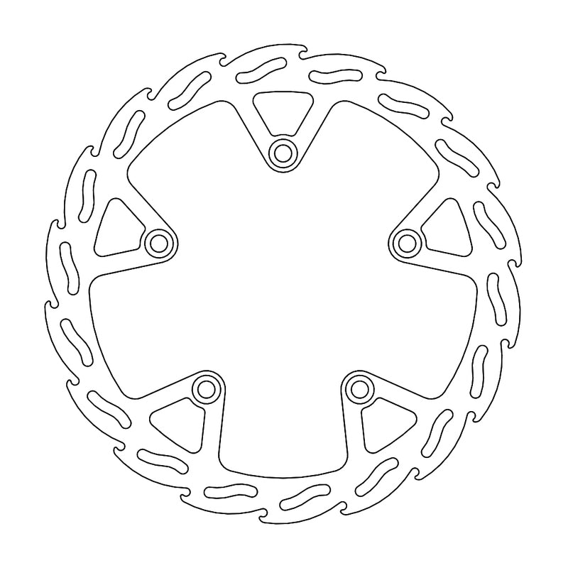 Moto-Master Flame Bremseplate bak BMW: K1200GT, K1300GT