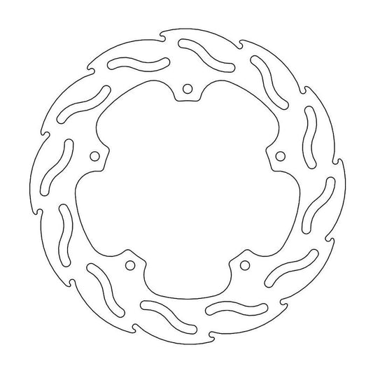 Moto-Master Flame Bremseskive bak BMW S1000RR