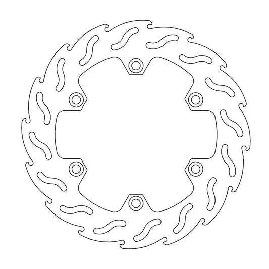 Moto-Master Flame Bremseplate foran venstre Transalp 600