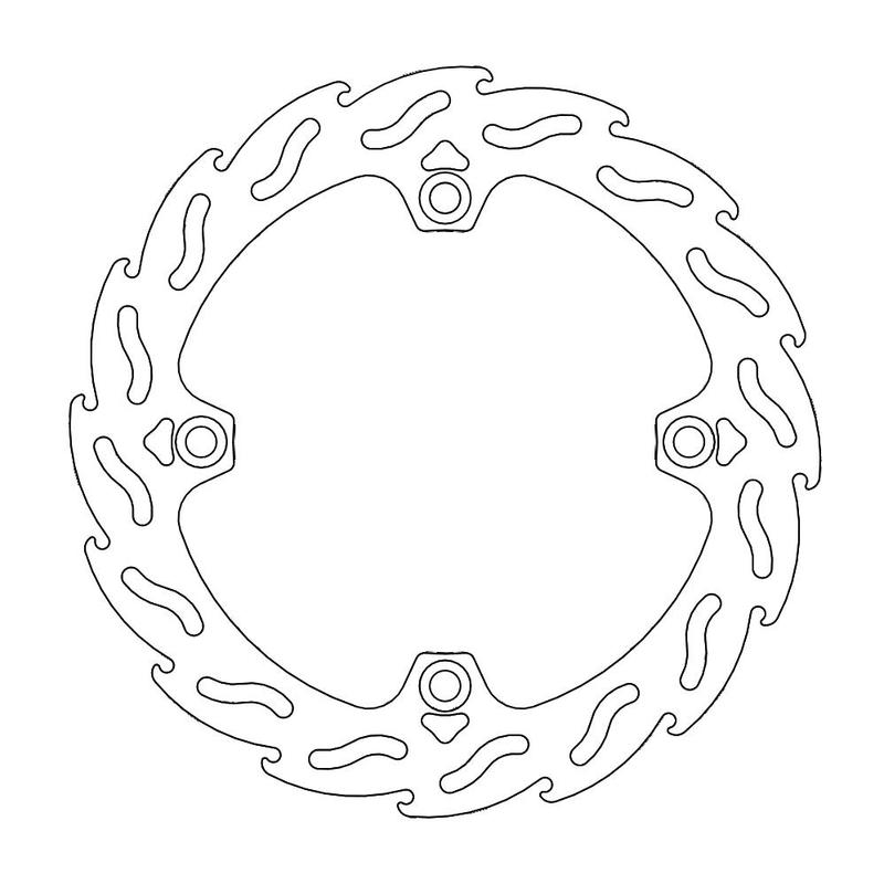 Moto-Master Flame Bremseplate foran venstre Dominator/Transalp 650