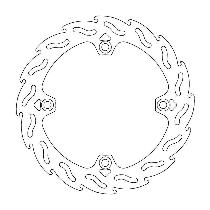 Moto-Master Flame Bremseplate foran høyre Dominator/Transalp 650