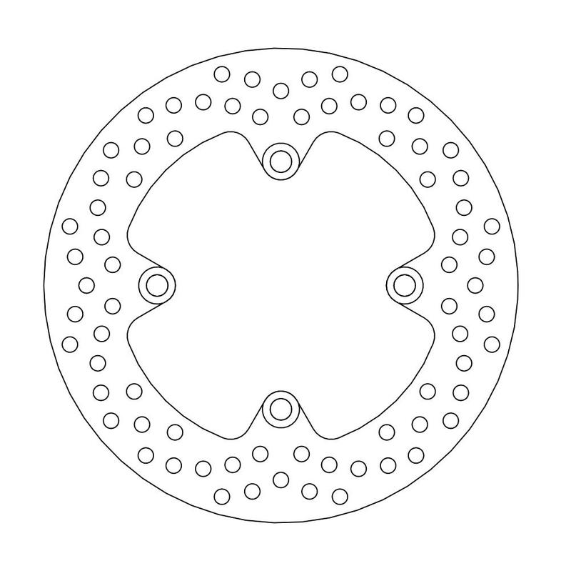 Moto-Master Halo Bremse-skive bak Kawasaki: ZX12R Ninja