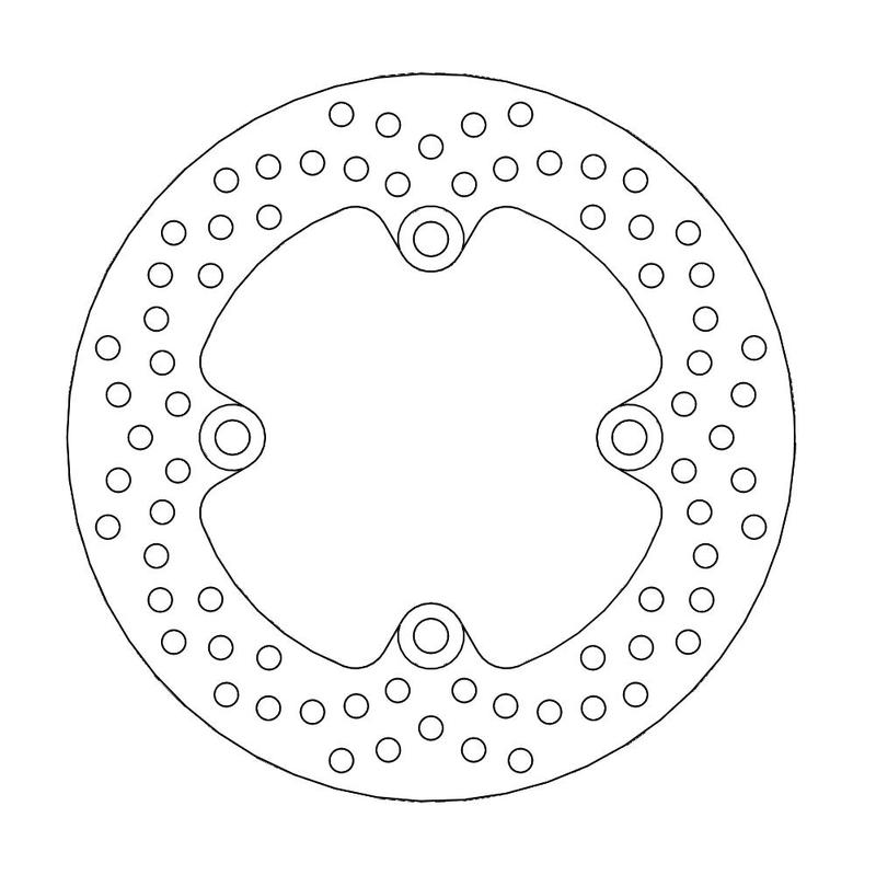 Moto-Master Halo Bremse-skive bak Kawasaki: ZX6R/RR/636 Ninja, ER6F/N, Versys, Z75