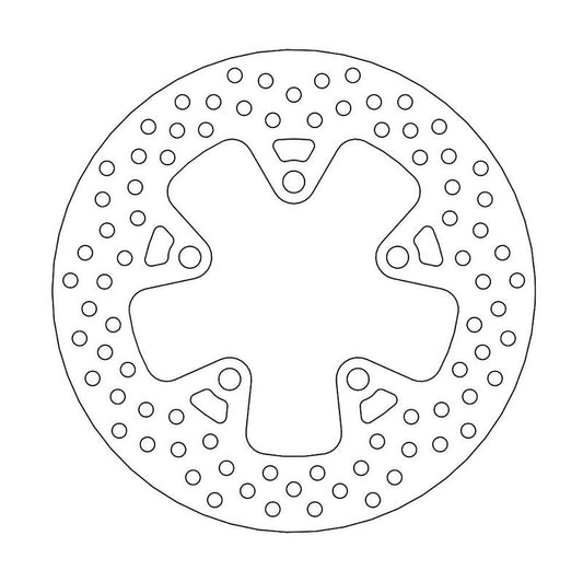 Moto-Master Halo Bremse-skive bak Kawasaki: ZX7R/RR Ninja, ZXR750, ZXR750 Ninja/St