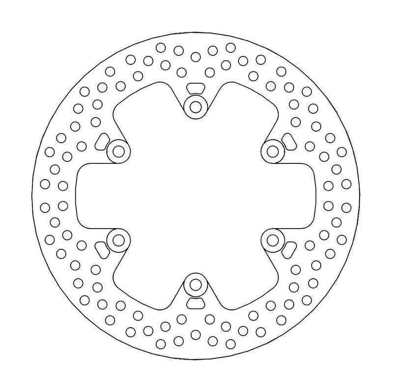 Moto-Master Halo Bremse-skive bak Ducati: M600/620/750/800/1000, SS600/750/800, Mo