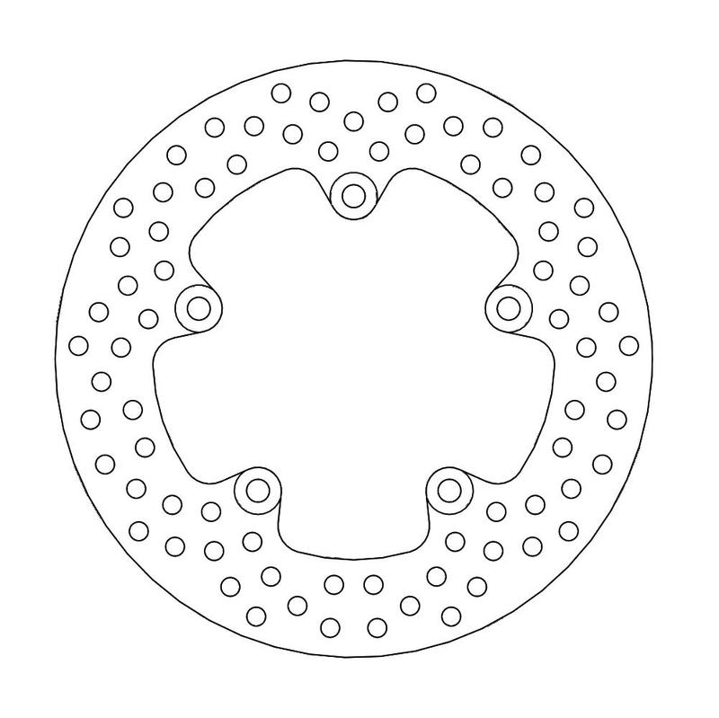 Moto-Master Halo Bremse-skive bak Aprilia: RSV1000, Shiver 750, RS250, Mana 850 AB