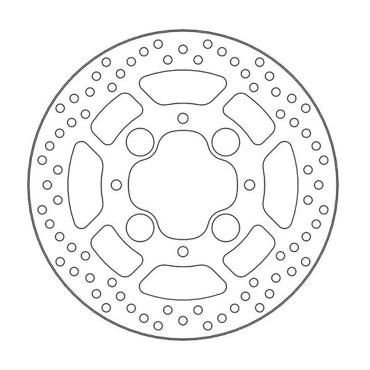 Moto-Master Halo Bremseklokke bak Honda: CB1000R/ABS, VFR800/ABS