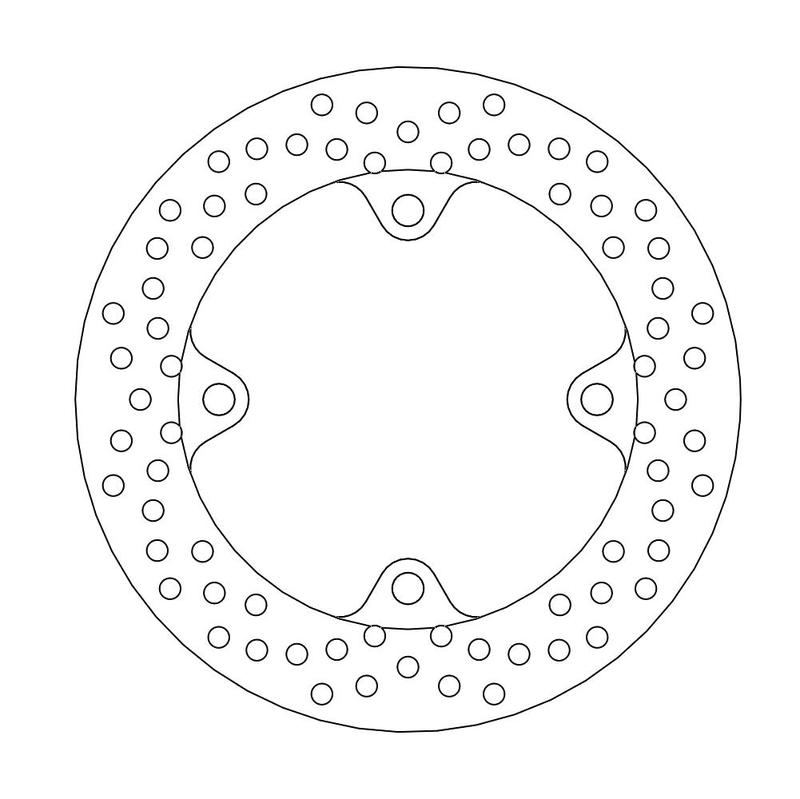 Moto-Master Halo Bremseklokke bak Honda: CBR1000RR Fireblade ABS