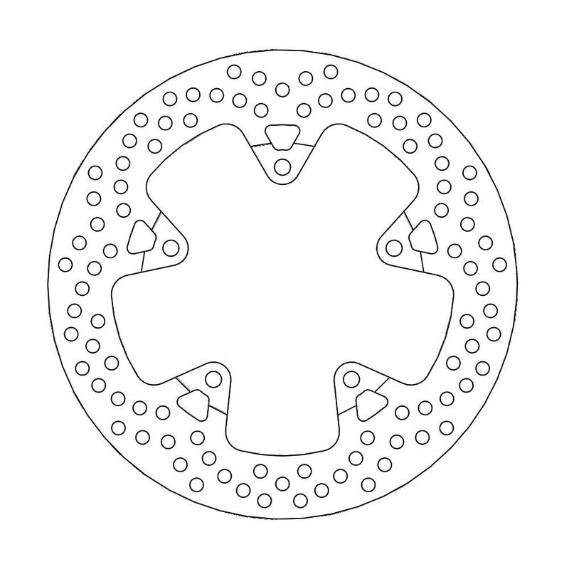 Moto-Master Halo Bremseklokke bak Aprillia: Shiver 750/ABS, Dorsoduro 750/1200/ABS