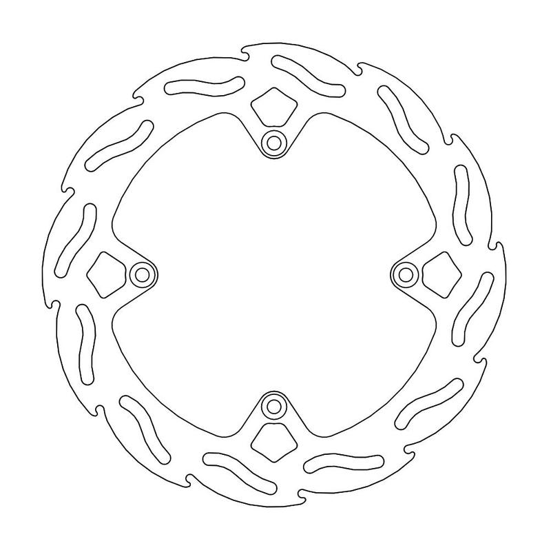 Moto-Master Flame bremseplate bak overdimensjonert KTM: SX85 12-20 Freeride