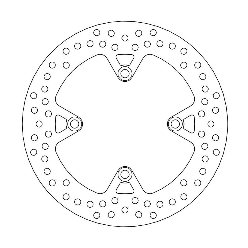 Moto-Master Halo bremseplate bak Tiger 1050