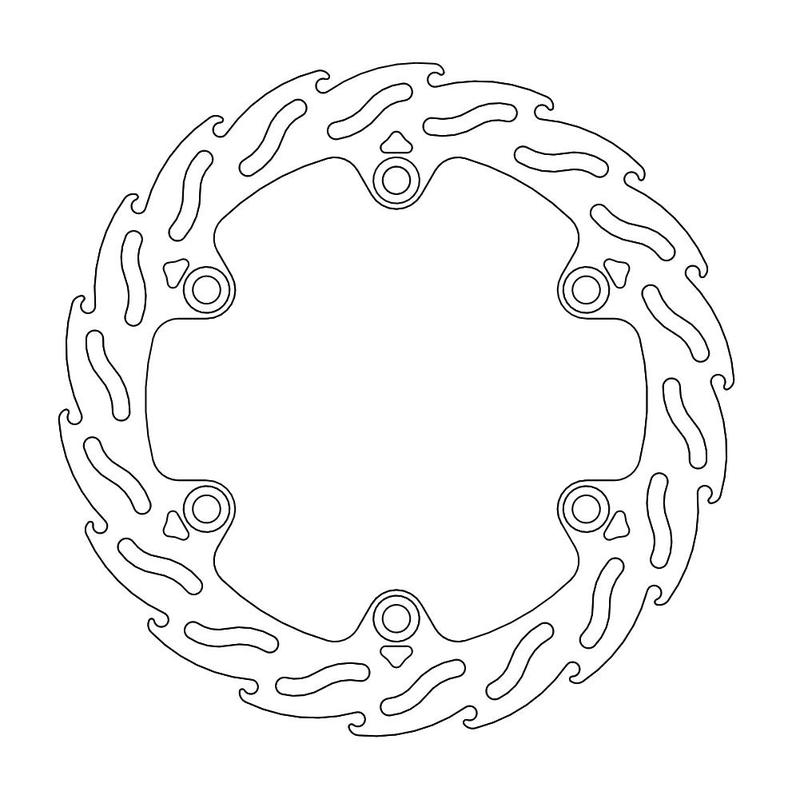 Moto-Master Flame Bremseplate foran venstre SH 300i, ABS