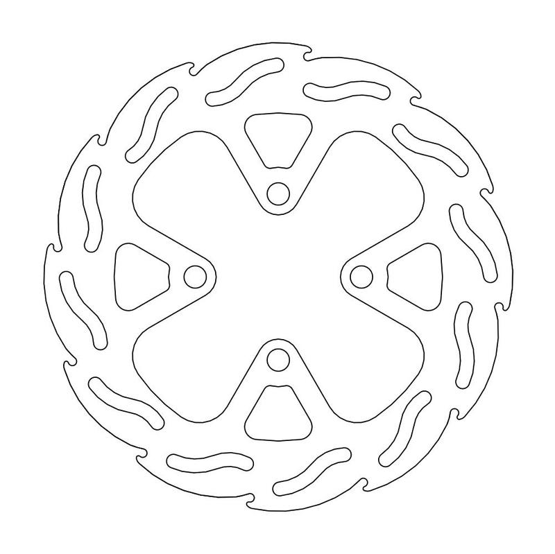 Moto-Master Flame Bremseplate foran venstre PCX 125, 150