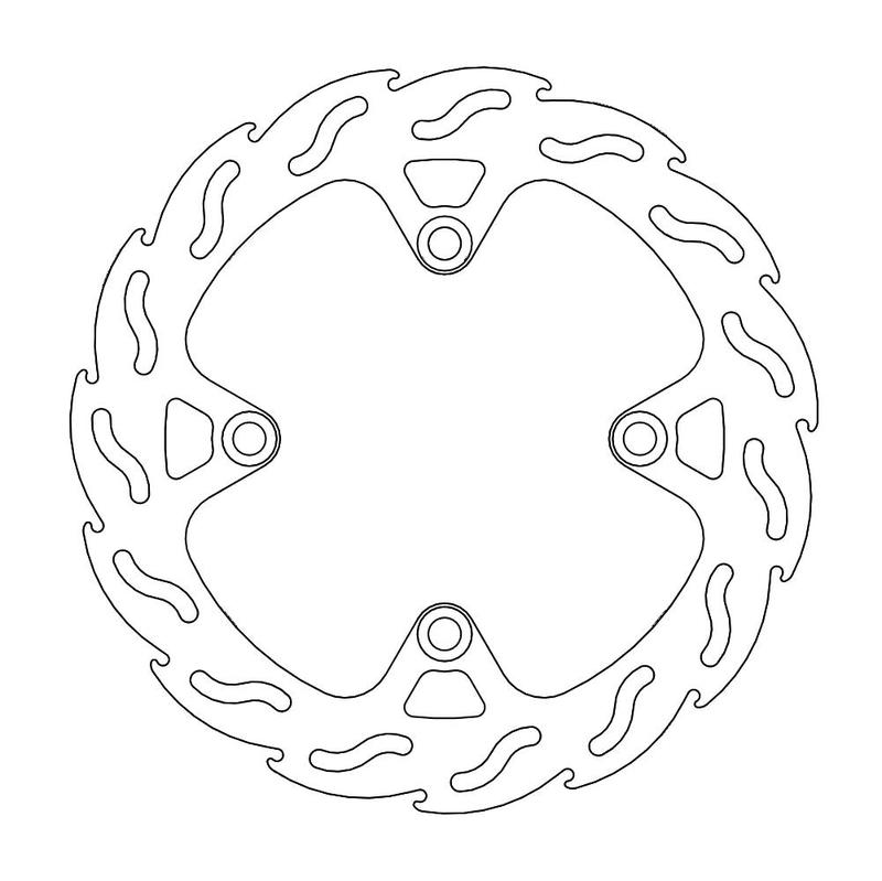 Moto-Master Flame Bremseplate venstre foran SH 125i, SH 150i