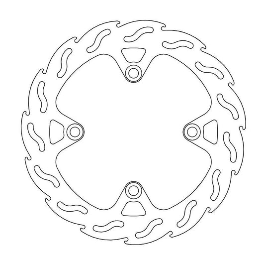 Moto-Master Flame Bremseplate venstre foran SH 125i, SH 150i