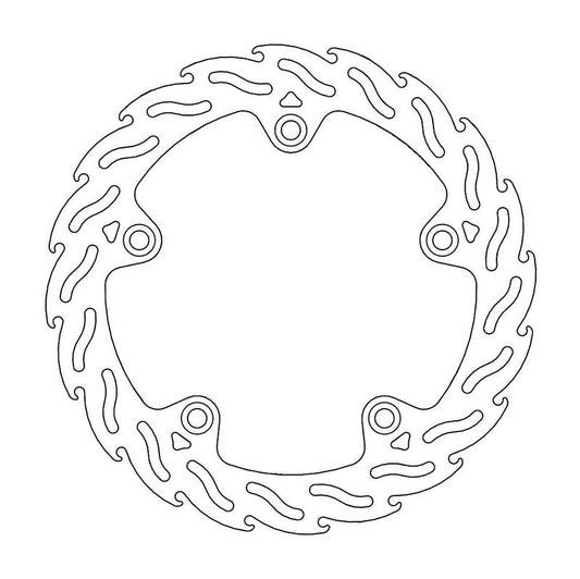 Moto-Master Flame Bremseplate høyre foran BMW: C600 Sport/C650GT