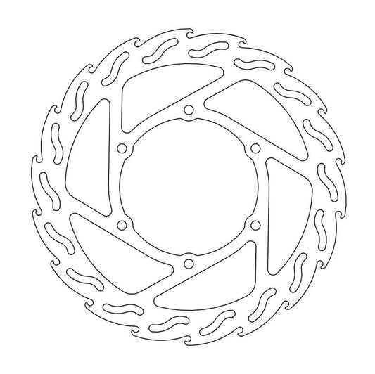 Moto-Master Flame Bremseplate foran venstre INAZUMA 250