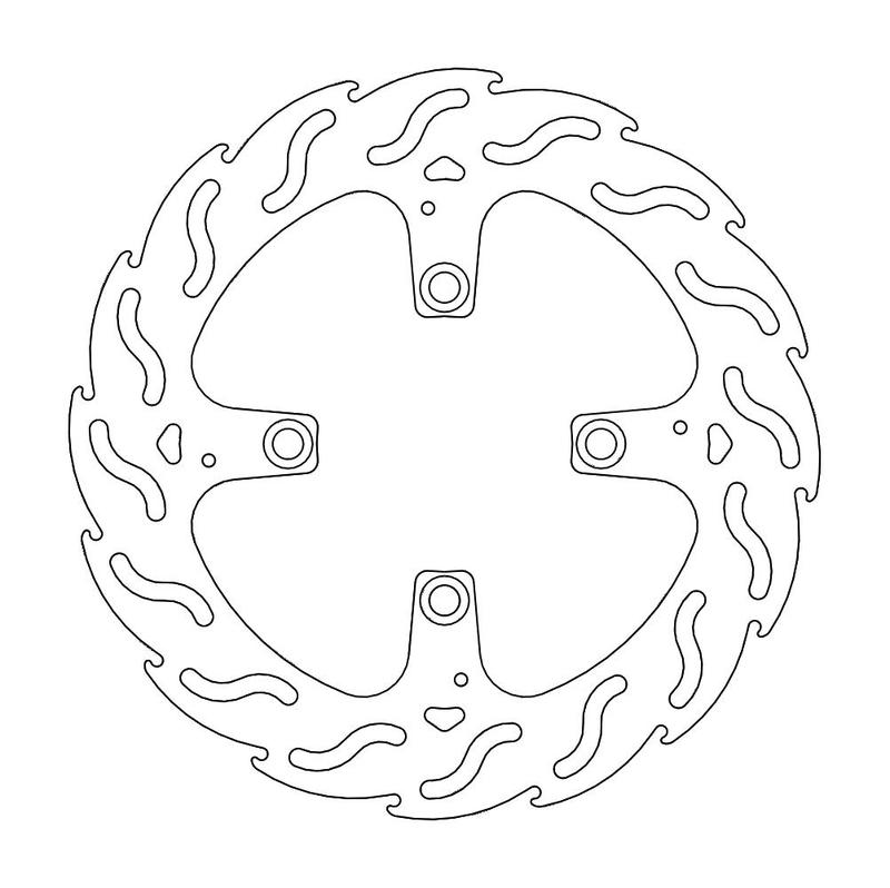 Moto-Master Flame Bremseplate bak Paningale 1199, S, Tricolore