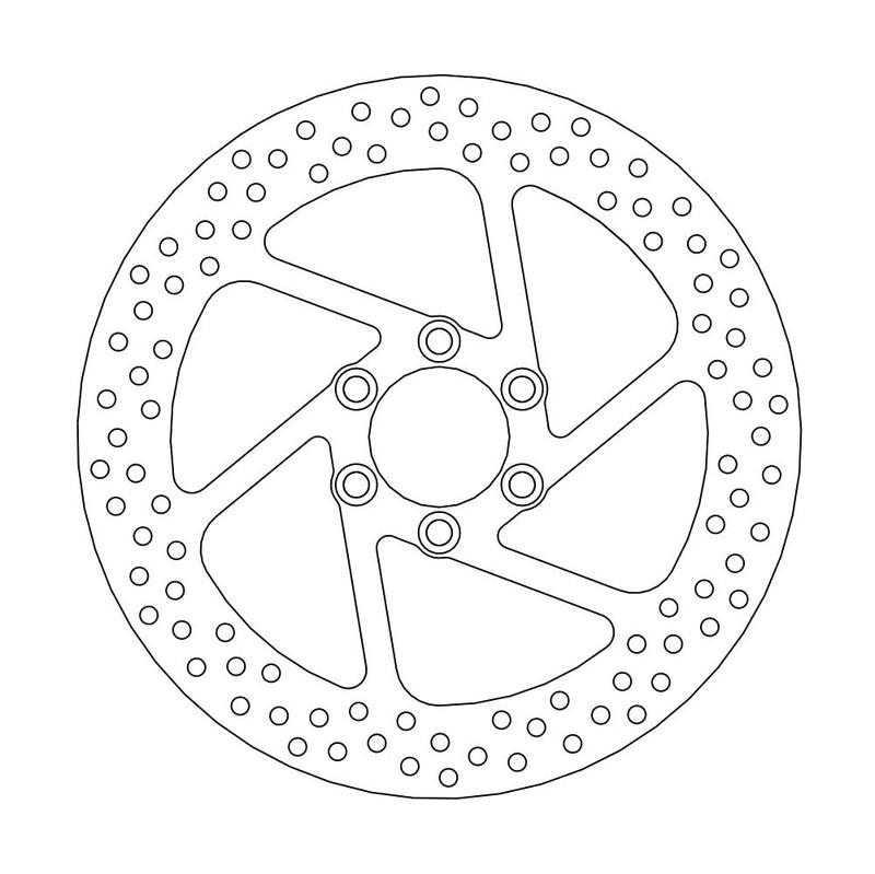 Moto-Master Halo Bremseplate foran Suzuki: VS600GL Intruder, VS800GL Intruder, VS1
