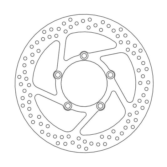 Moto-Master Halo Brakedisc front Suzuki: VS1400 Intruder, VI1500 Intruder LC