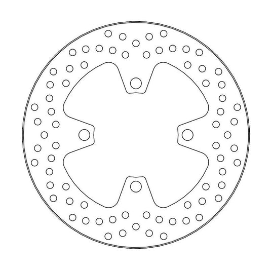 Moto-Master Halo Brakedisc rear Triumph: Daytona 675 ABS